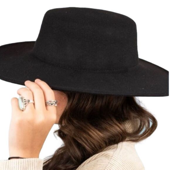 Western Felt Cowboy Hat Size 7 Green or Black - Picture 4 of 14